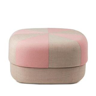 Normann Copenhagen Circus Duo Large fabric pouf 65x65cm. with h.35 cm. Normann Copenhagen Circus Duo Rose - Buy now on ShopDecor - Discover the best products by NORMANN COPENHAGEN design