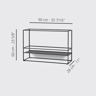 Serax Display shelf M black 90x60 cm. - Buy now on ShopDecor - Discover the best products by SERAX design