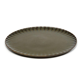 Serax Inku plate XL diam. 27 cm. green - Buy now on ShopDecor - Discover the best products by SERAX design