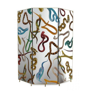 Seletti Toiletpaper Furniture Snakes folding screen - Buy now on ShopDecor - Discover the best products by TOILETPAPER HOME design